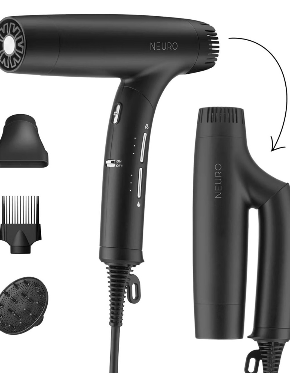 Paul Mitchell Neuro Dry+ Folding Professional Hair Dryer Dual-Voltage